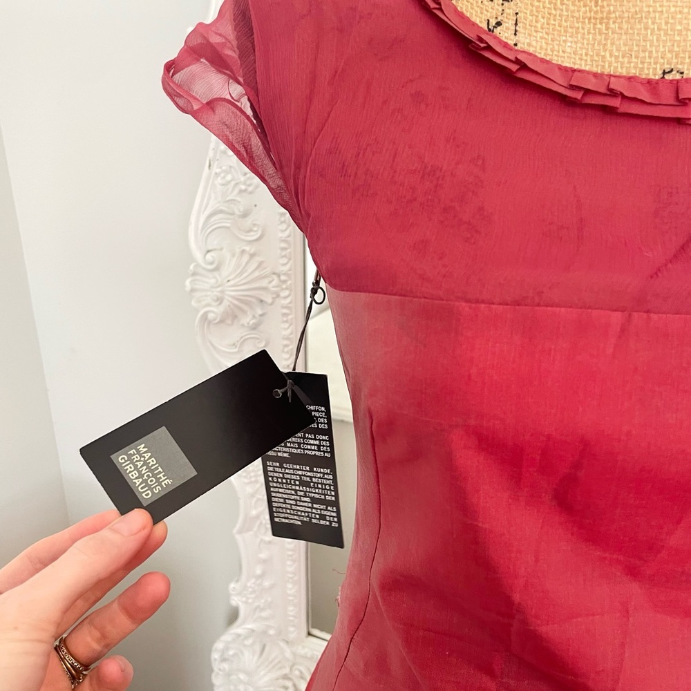 $3295 NWT VINTAGE Marithe Francois Girbaud SILK RARE Couture Dress - Picture 4 of 16